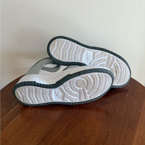 Nike Dunk High Up White/Light Smoke Grey/ Smoke Grey/Silver Women’s Size 8.5 - Picture 8 of 8